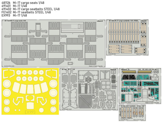 Eduard Big-Ed EBIG49396 Mil Mi-17 1:48