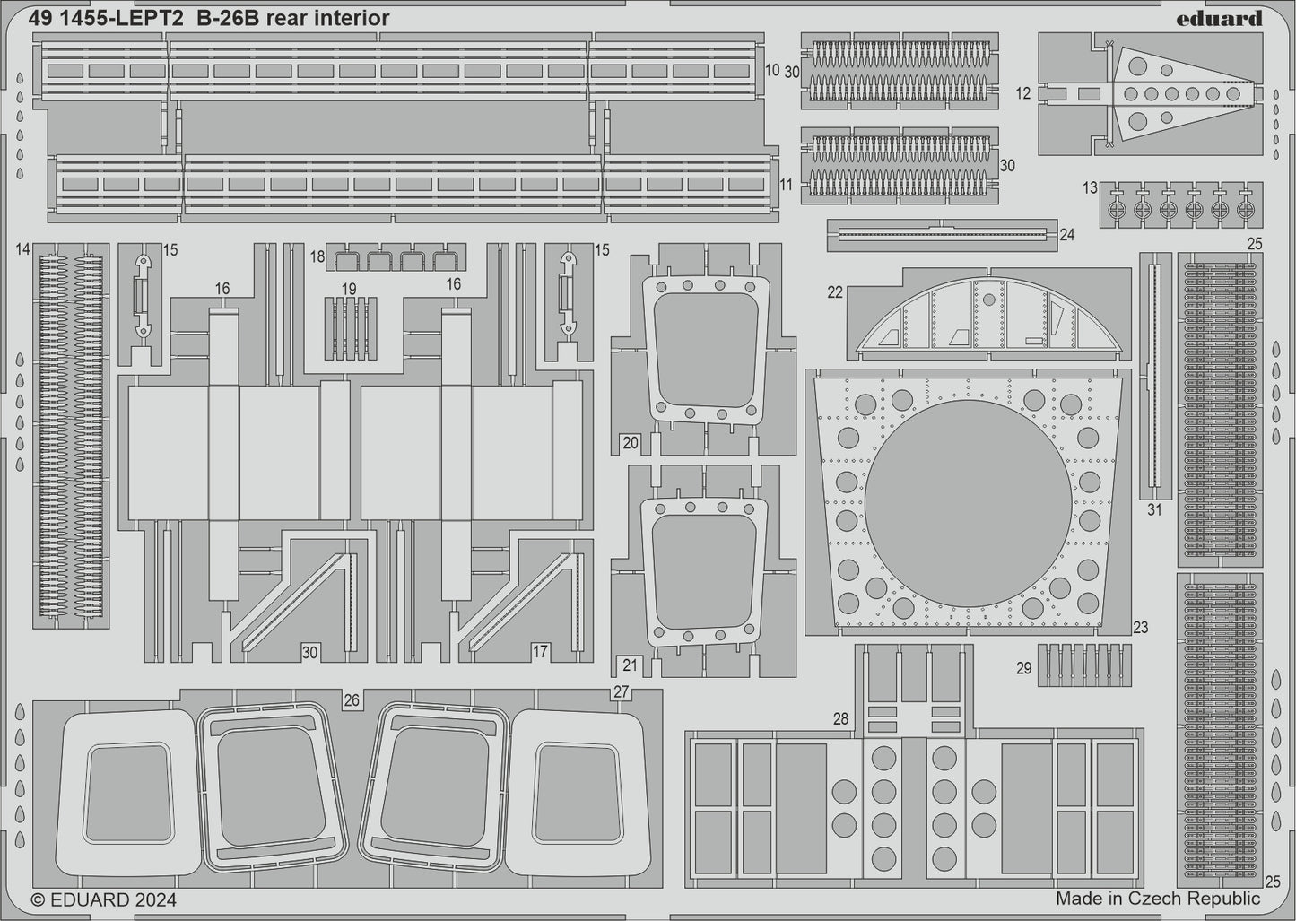 Eduard Big-Ed EBIG49422 Martin B-26B Marauder PART II 1:48