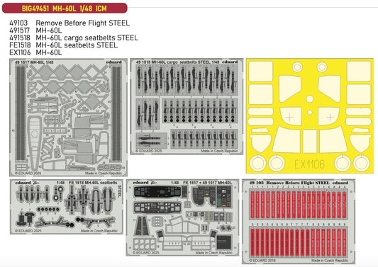 Eduard Big-Ed EBIG49451 Sikorsky MH-60L 1:48