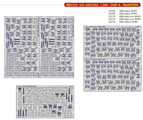 Eduard Big-Ed EBIG5324 1:200 USS Arizona PART II.