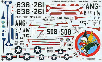 Experts Choice EC7228 1:72 Republic F-84E Air National Guard