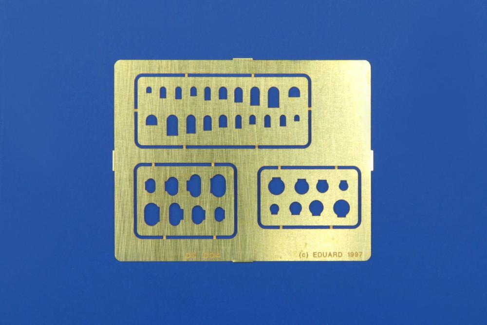 Eduard ED00004 Covers and Hinges templates