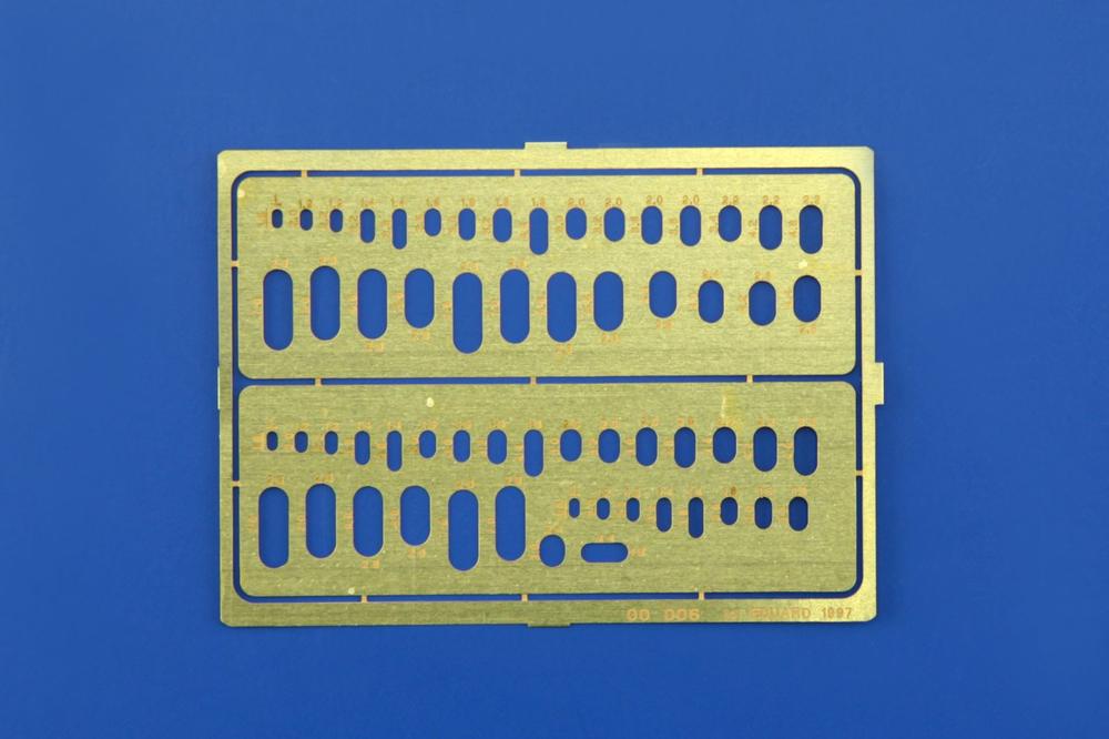 Eduard ED00006 Ovals template