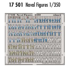 Eduard ED17501 1:350 Naval figures PRE-PAINTED IN COLOUR!