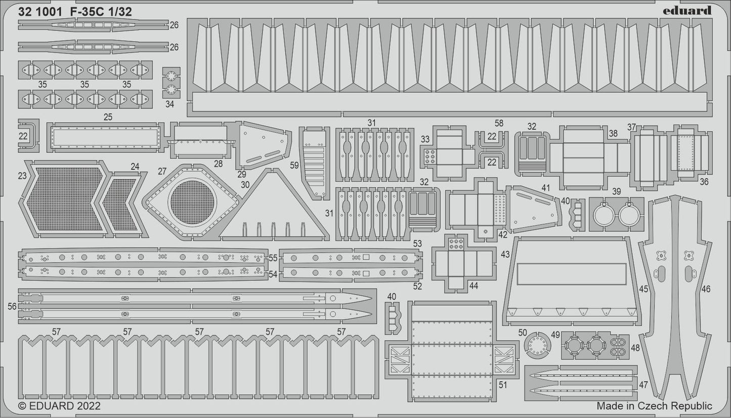 Eduard ED321001 1:32 Lockheed Lockheed-Martin F-35C