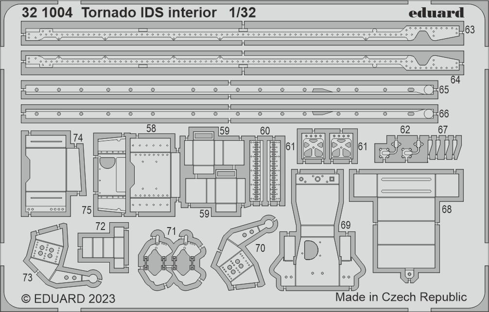 Eduard ED321004 1:32 Panavia Tornado IDS interior