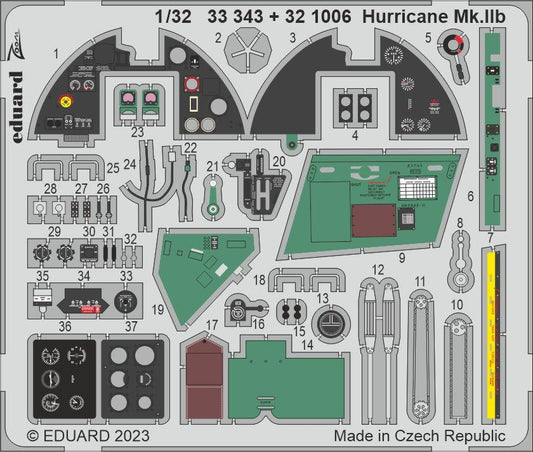 Eduard ED321006 1:32 Hawker Hurricane Mk.IIb