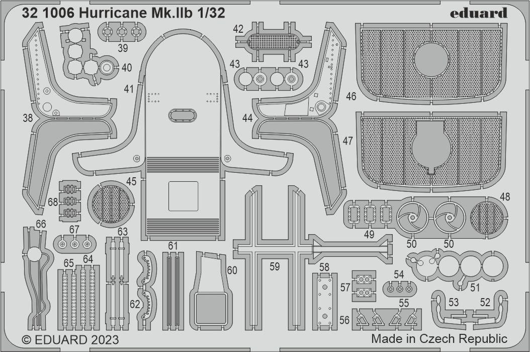 Eduard ED321006 1:32 Hawker Hurricane Mk.IIb