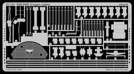 Eduard ED32131 1:32 Grumman TBF-1/TBM-3 Avenger engine