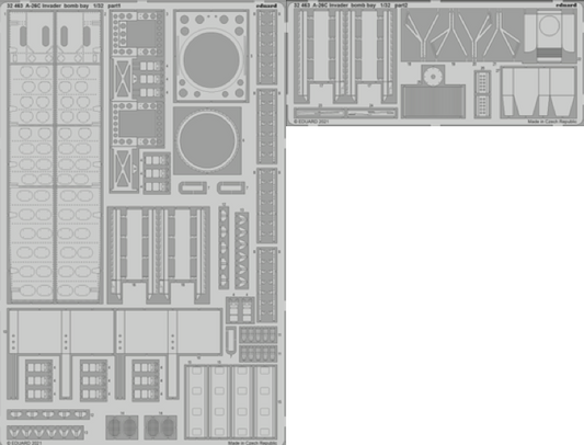 Eduard ED32463 1:32 Douglas A-26C Invader bomb bay