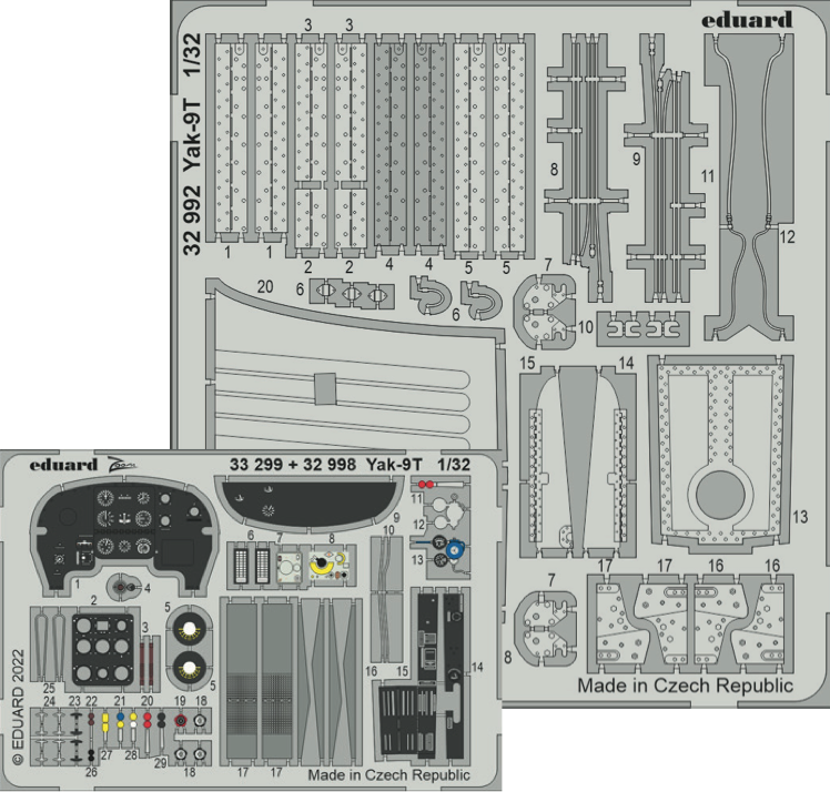 Eduard ED32998 1:32 Yakovlev Yak-9T