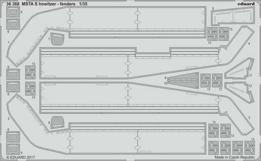 Eduard ED36368 1:35 MSTA Self Propelled Howitzer