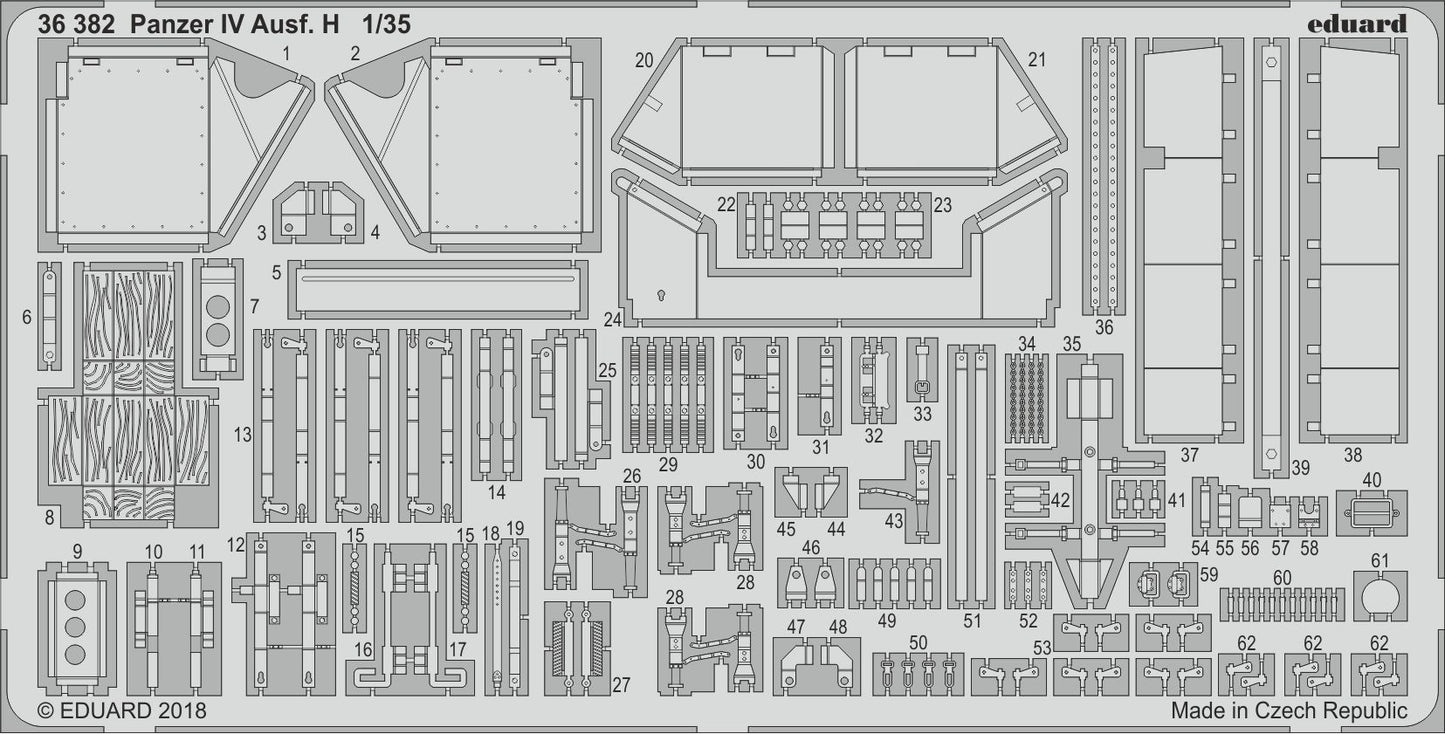 Eduard ED36382 1:35 Pz.Kpfw.IV Ausf.H