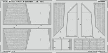Eduard ED36383 1:35 Pz.Kpfw.IV Ausf.H Schurzen/Schurzen
