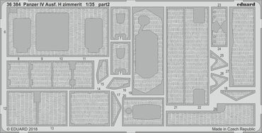 Eduard ED36384 1:35 Pz.Kpfw.IV Ausf.H zimmerit