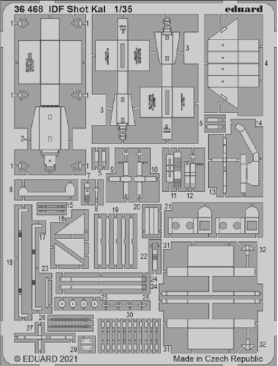 Eduard ED36468 1:35 IDF Shot Kal