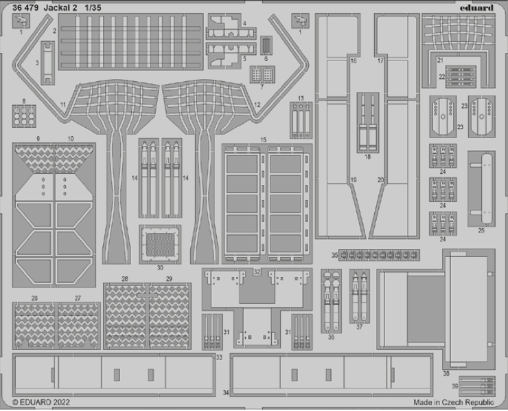 Eduard ED36479 1:35 Jackal 2