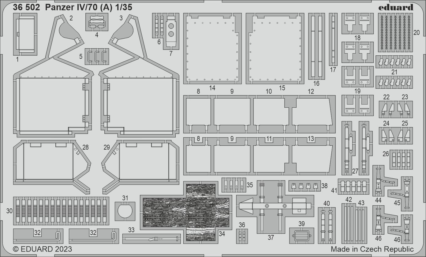 Eduard ED36502 1:35 Jagdpanzer IV/70