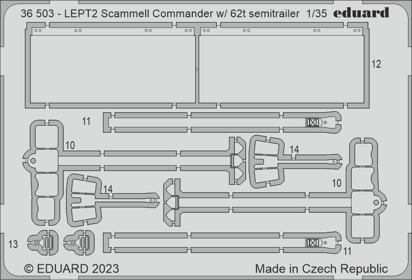 Eduard ED36503 1:35 Scammell Commander with 62t semitrailer