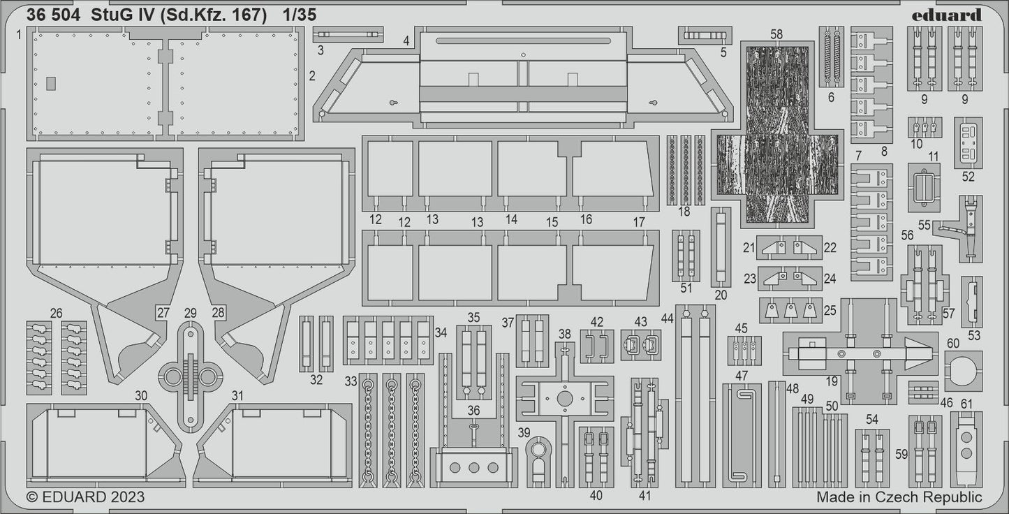 Eduard ED36504 1:35 Sturmgeschutz/StuG.IV Sd.Kfz.167