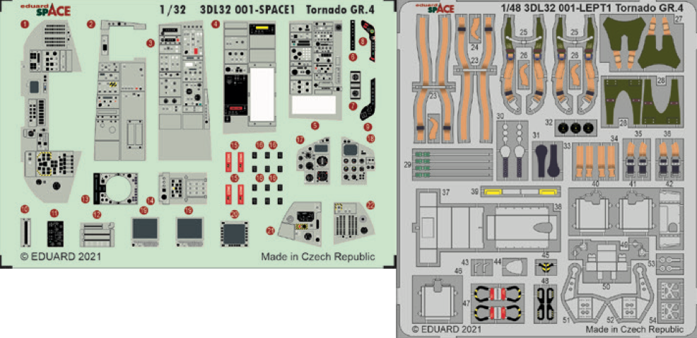 Eduard ED3DL32001 1:32 Panavia Tornado GR.4 SPACE