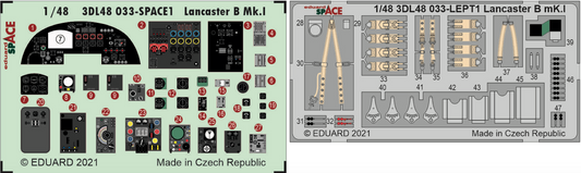 Eduard ED3DL48033 1:48 Avro Lancaster B Mk.I SPACE