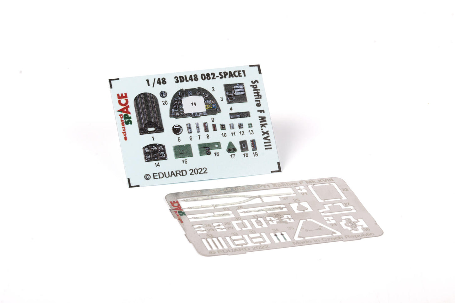 Eduard ED3DL48082 1:48 Supermarine Spitfire F Mk.XVIII SPACE set