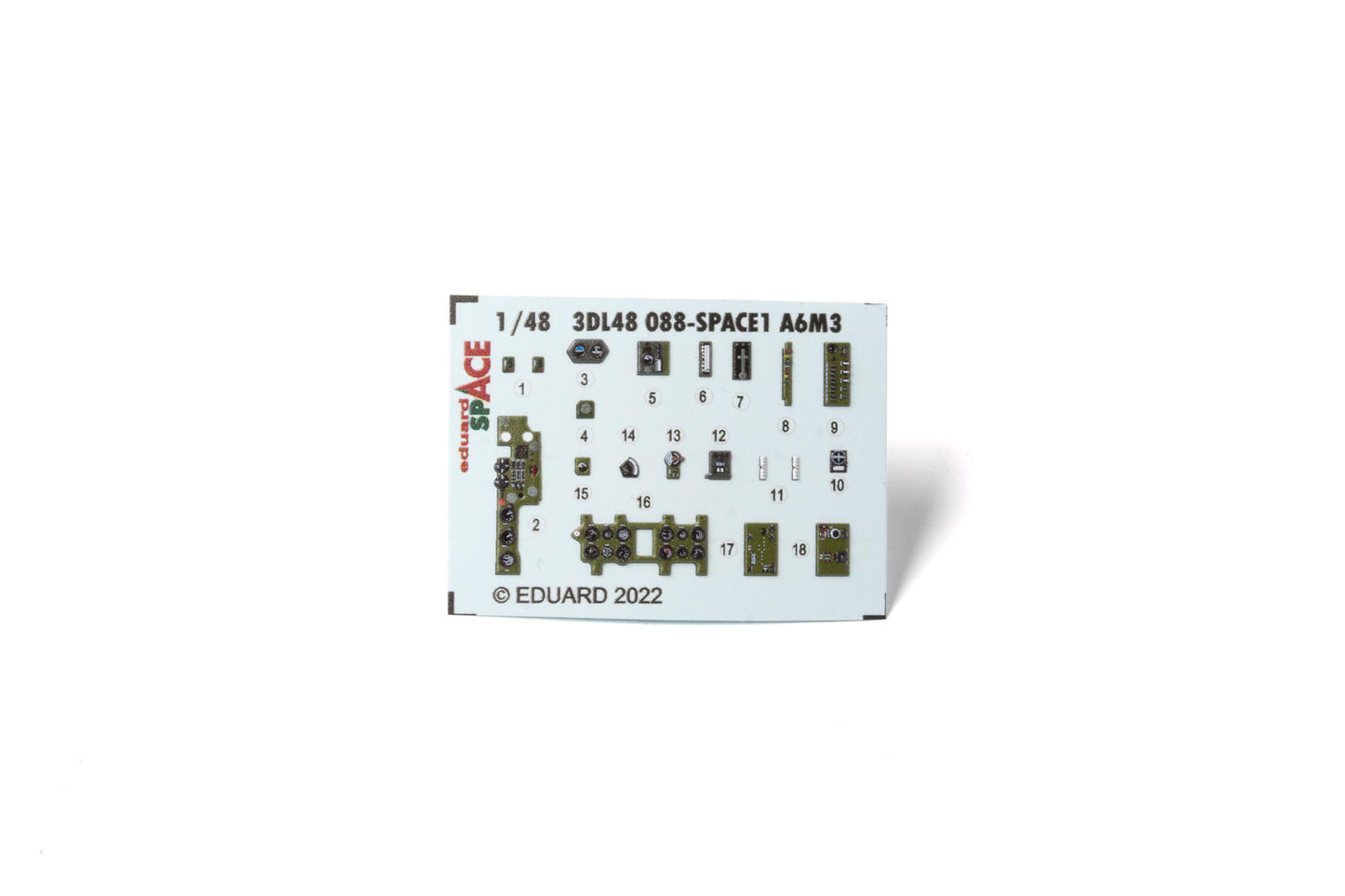 Eduard ED3DL48088 1:48 Mitsubishi A6M3 Zero SPACE set