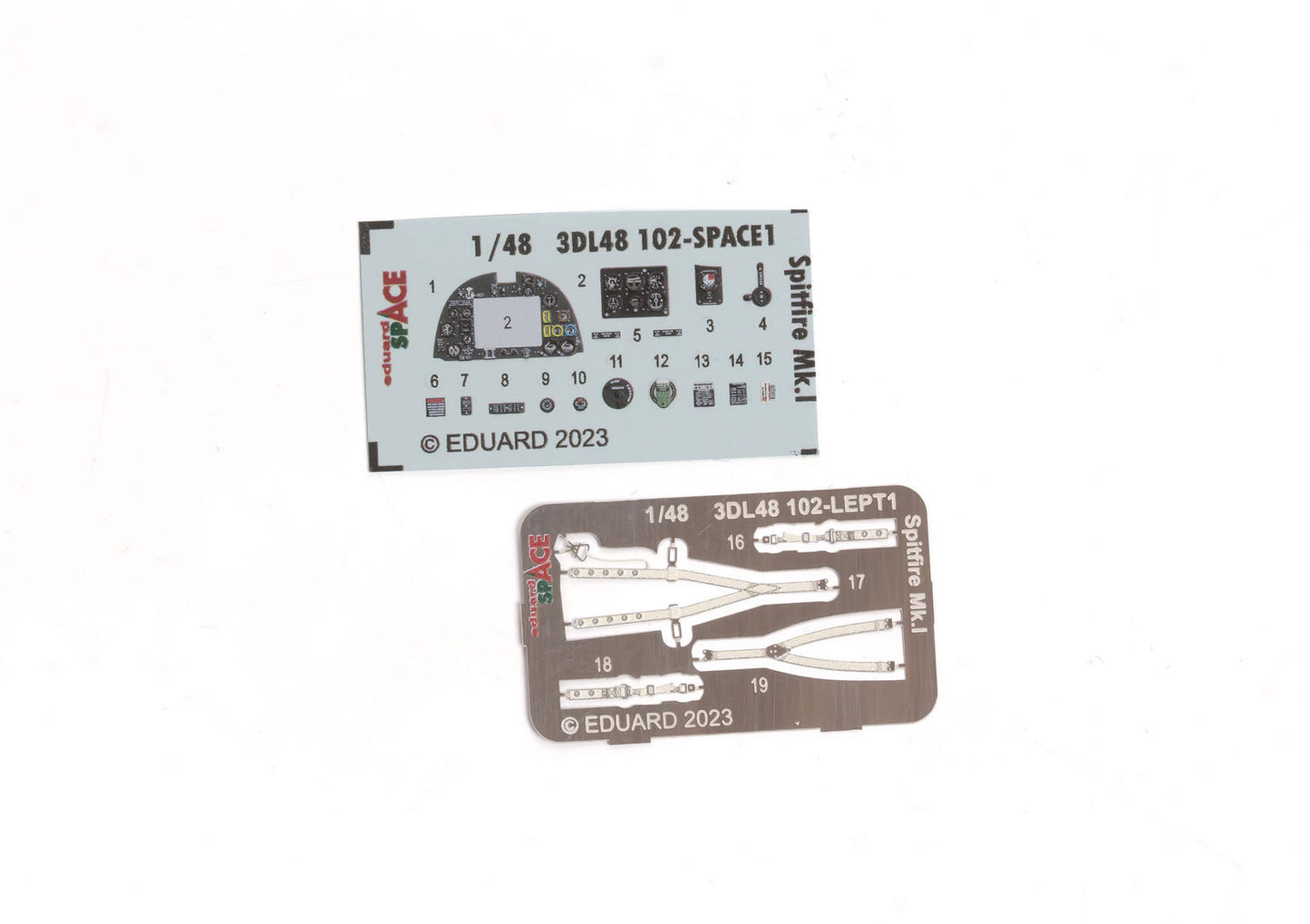 Eduard ED3DL48102 1:48 Supermarine Spitfire Mk.I SPACE set