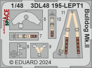Eduard ED3DL48195 1:48 Bristol Bulldog Mk.II