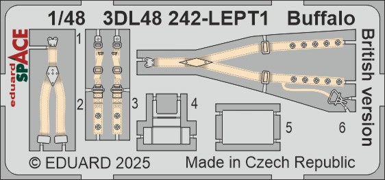Eduard ED3DL48242 1:48 General-Motors FM-1 Wildcat/Martlet Mk.V
