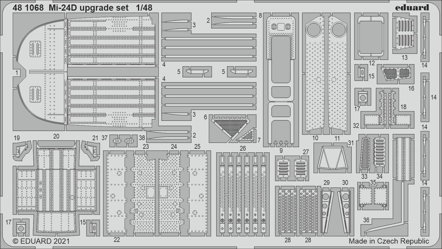 Eduard ED481068 1:48 Mil Mi-24D upgrade set