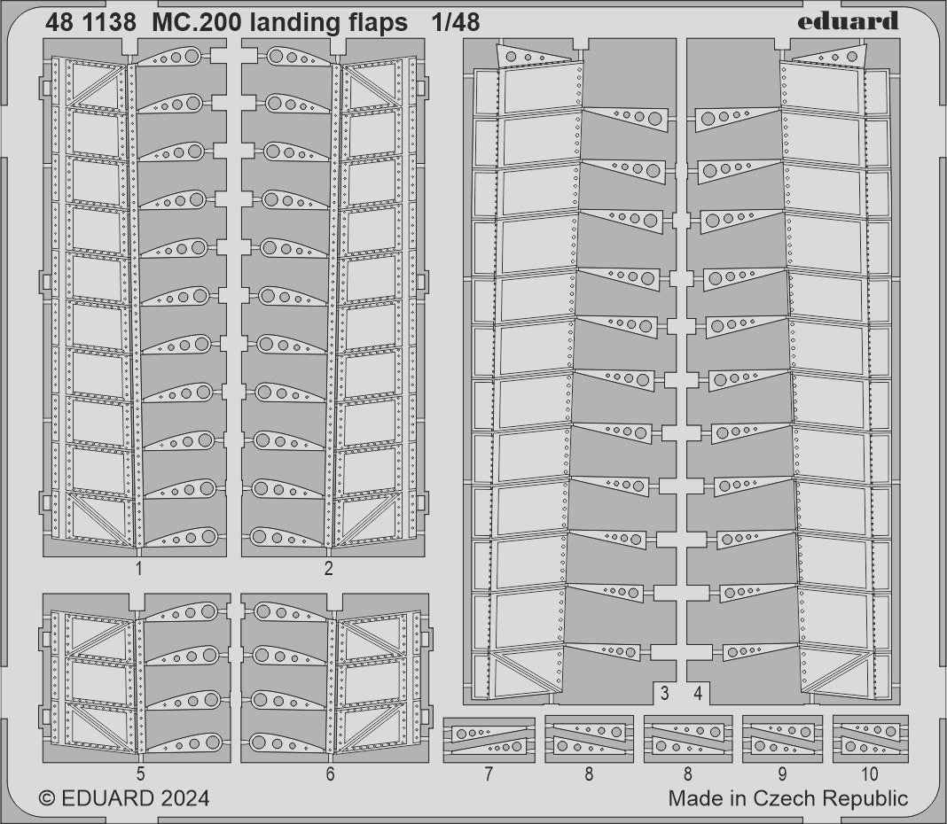 Eduard ED481138 Macchi C.200 Saetta landing flaps 1:48