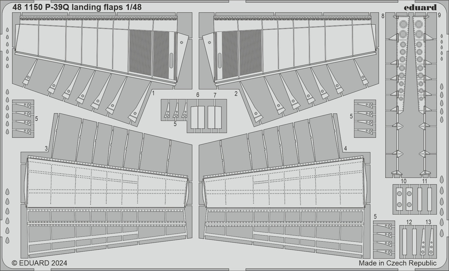 Eduard ED481150 Bell P-39Q Airacobra landing flaps 1:48