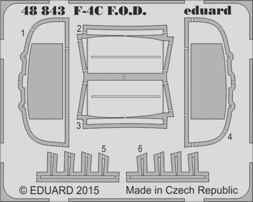 Eduard ED48843 1:48 McDonnell F-4C Phantom F.O.D