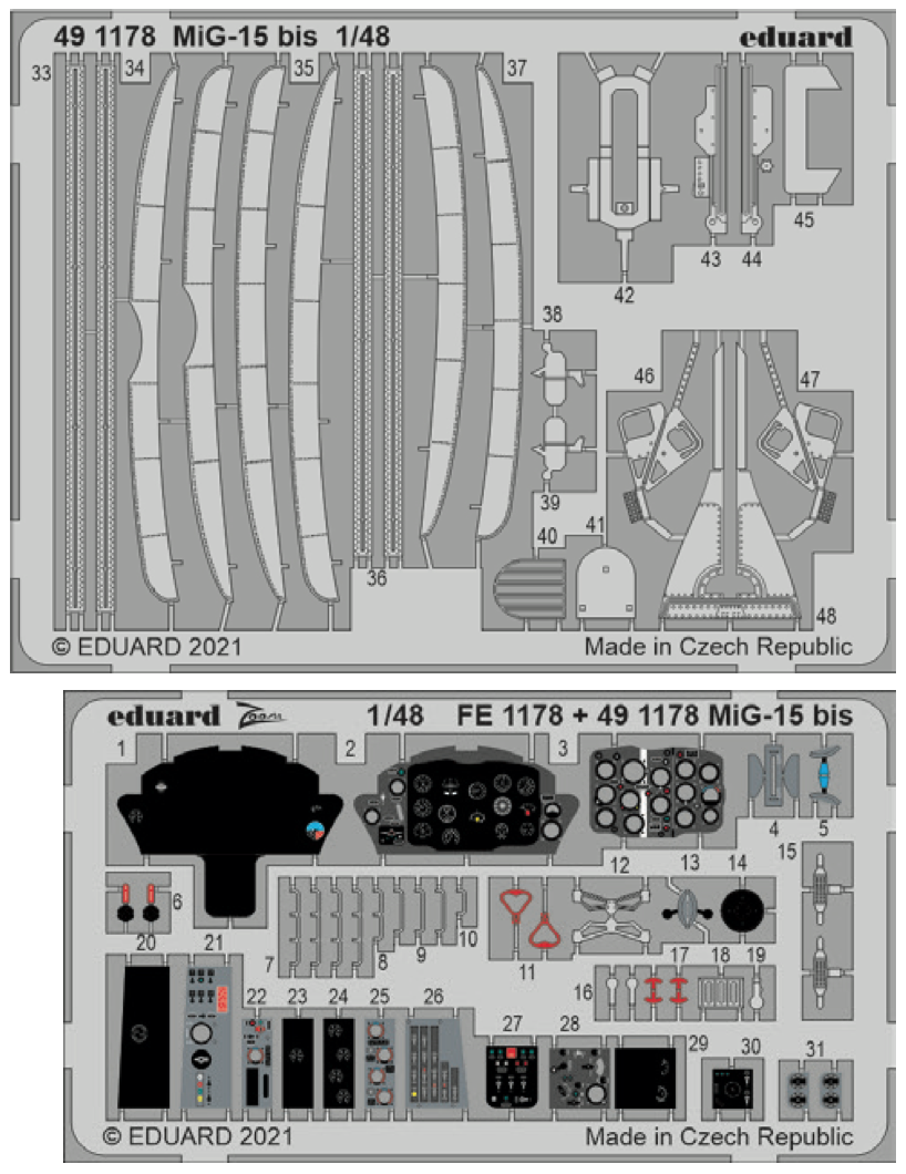 Eduard ED491178 1:48 Mikoyan MiG-15bis