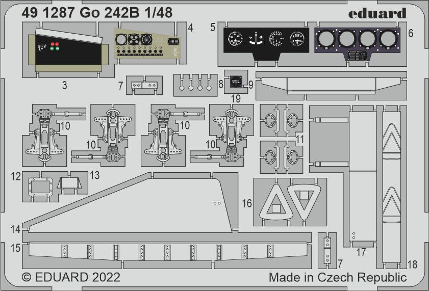 Eduard ED491287 1:48 Gotha Go-242B