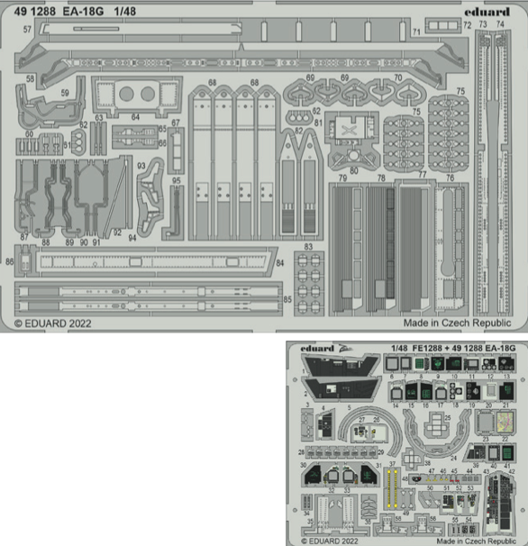 Eduard ED491288 1:48 Boeing EA-18G Growler
