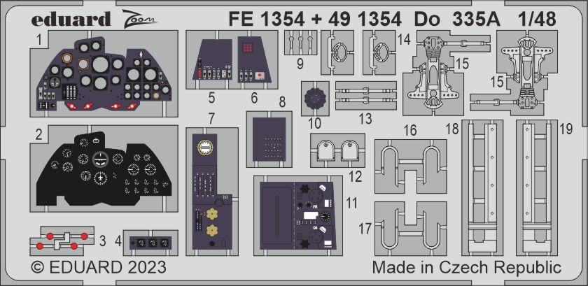 Eduard ED491354 1:48 Dornier Do-335A Pfeil