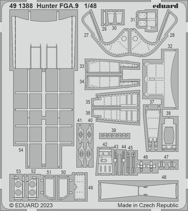Eduard ED491388 1:48 Hawker Hunter FGA.9