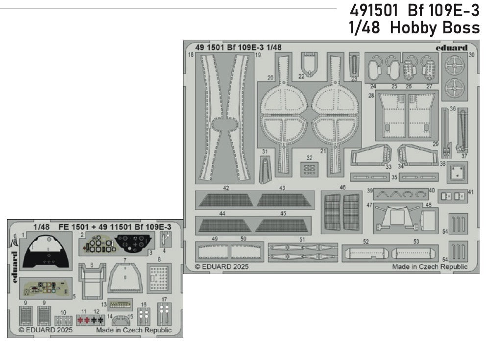 Eduard ED491501 Messerschmitt Bf-109E-3 1:48