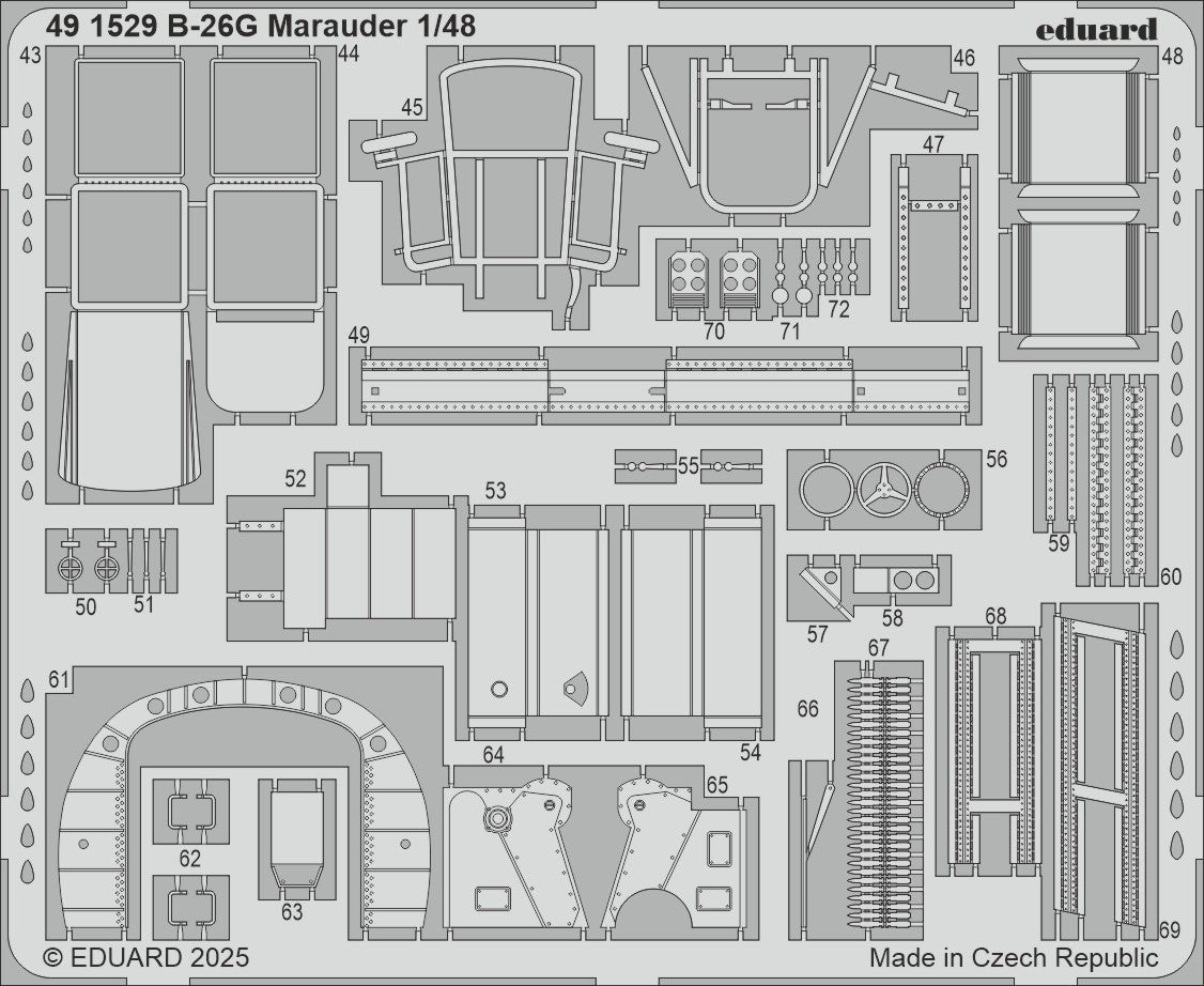 Eduard ED491529 Martin B-26G Marauder 1:48