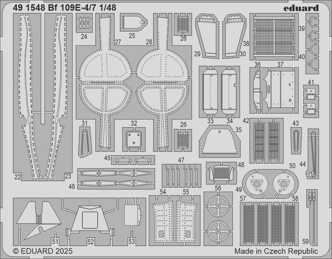 Eduard ED491548 Messerschmitt Bf-109E-4/7 1:48