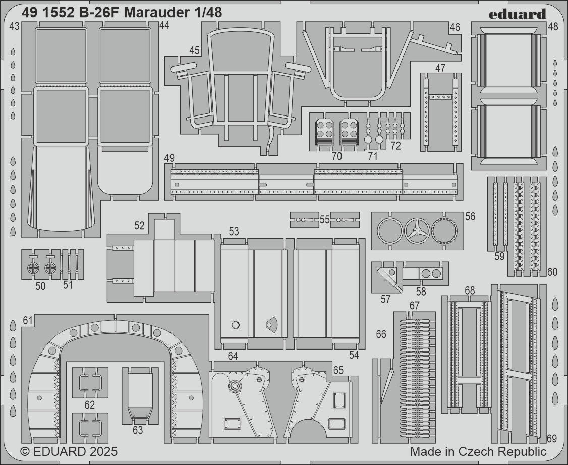 Eduard ED491552 Martin B-26F Marauder 1:48