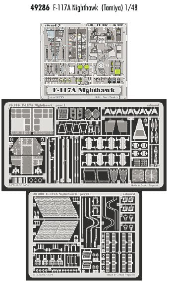 Eduard ED49286 1:48 Lockheed F-117A Nighthawk PRE-PAINTED IN COLOUR!