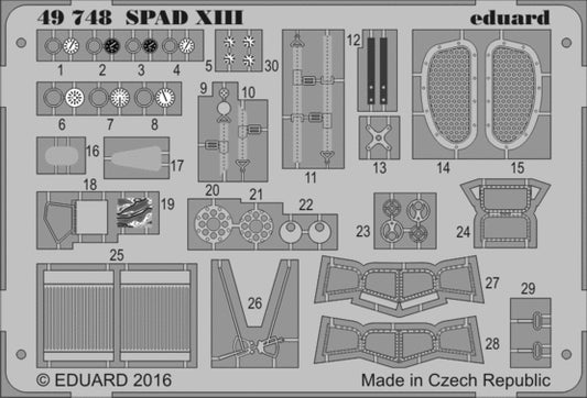 Eduard ED49748 1:48 SPAD XIII