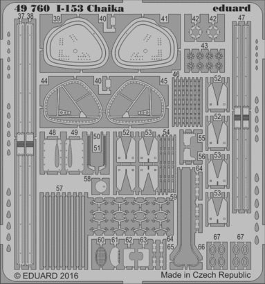 Eduard ED49760 1:48 Polikarpov I-153 Chaika
