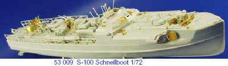 Eduard ED53009 1:72 S-100 Schnellboot Torpedo Boat