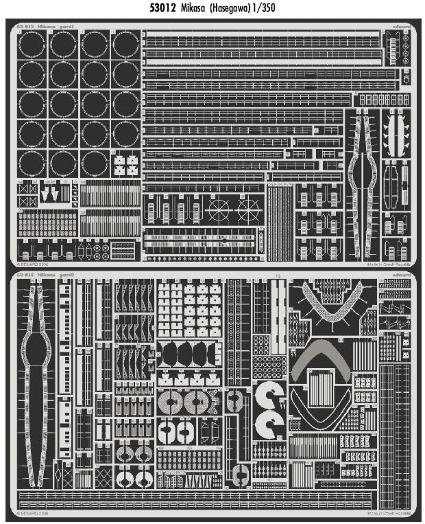 Eduard ED53012 1:350 IJN Mikasa Battleship