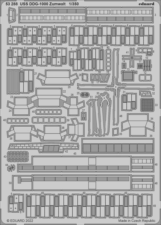 Eduard ED53288 1:350 USS DDG-1000 Zumwalt